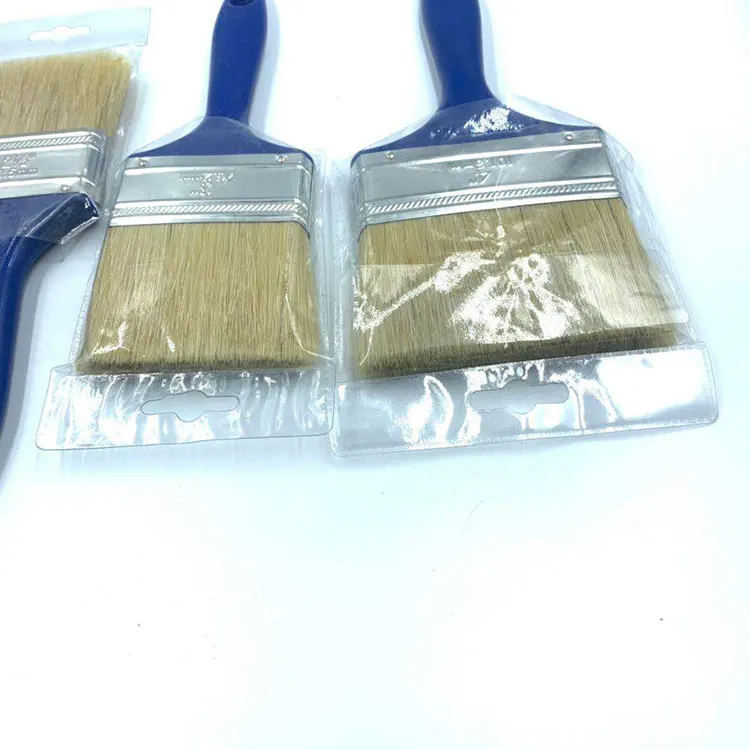 Высококачественная пластиковая щетина для краски с деревянной ручкой