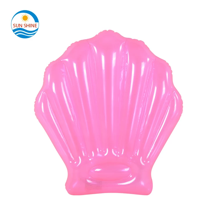 Sunshine Clam Shell Seashell Water Pool Float Mat Pvc Toy Manufacturer Swimming Pool Floats for Adults Inflatable
