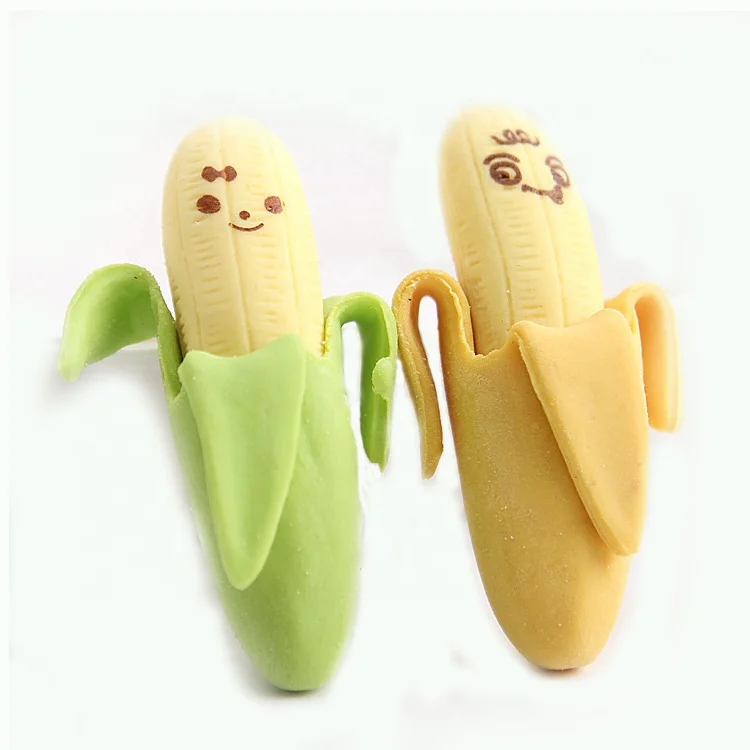 
 Коллекционный 3D kawaii craft демонтированный фруктовый банановый ластик для студентов  