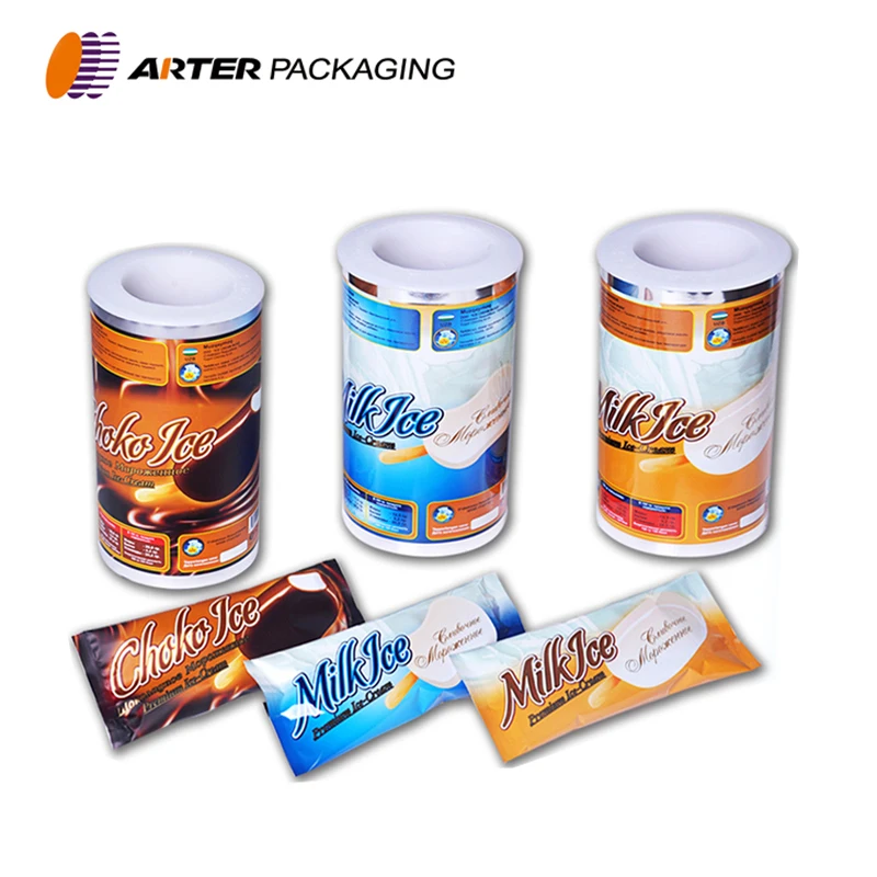 Custom Printed Ice Candy Plastic Wrapper Bags