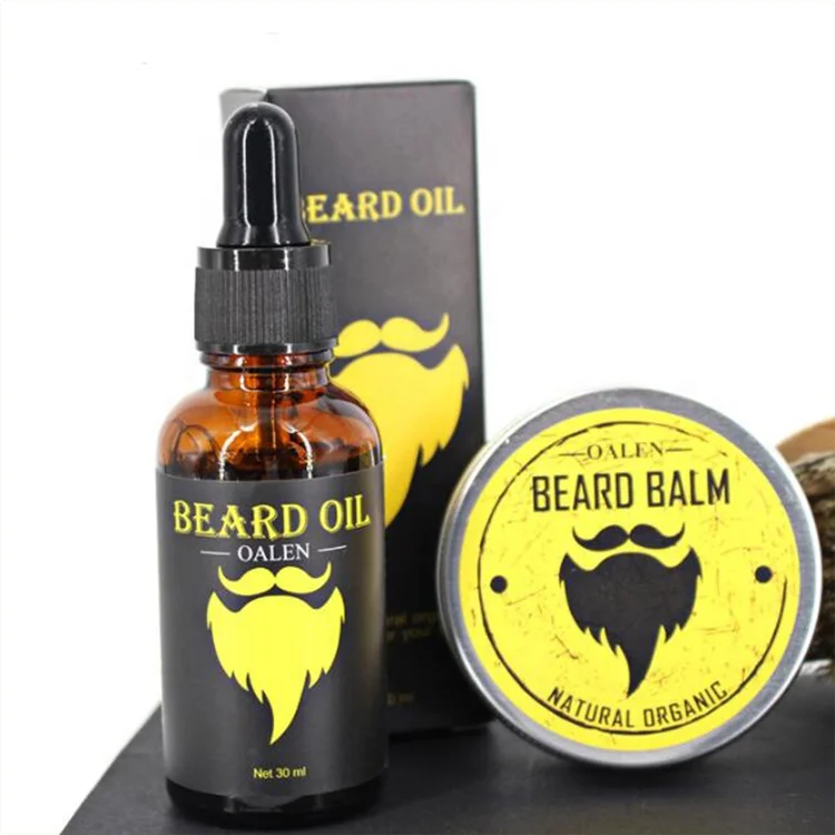 Органическая борода масло и бальзам Уход Комплект для мужчин подарок производителя