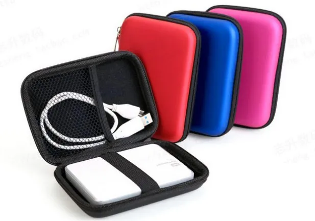 Новинка, портативные наушники-вкладыши 14 см * 10 см * 4 см с жестким хранилищем, внешний аккумулятор 2,5 дюйма, сумка-чехол из ЭВА