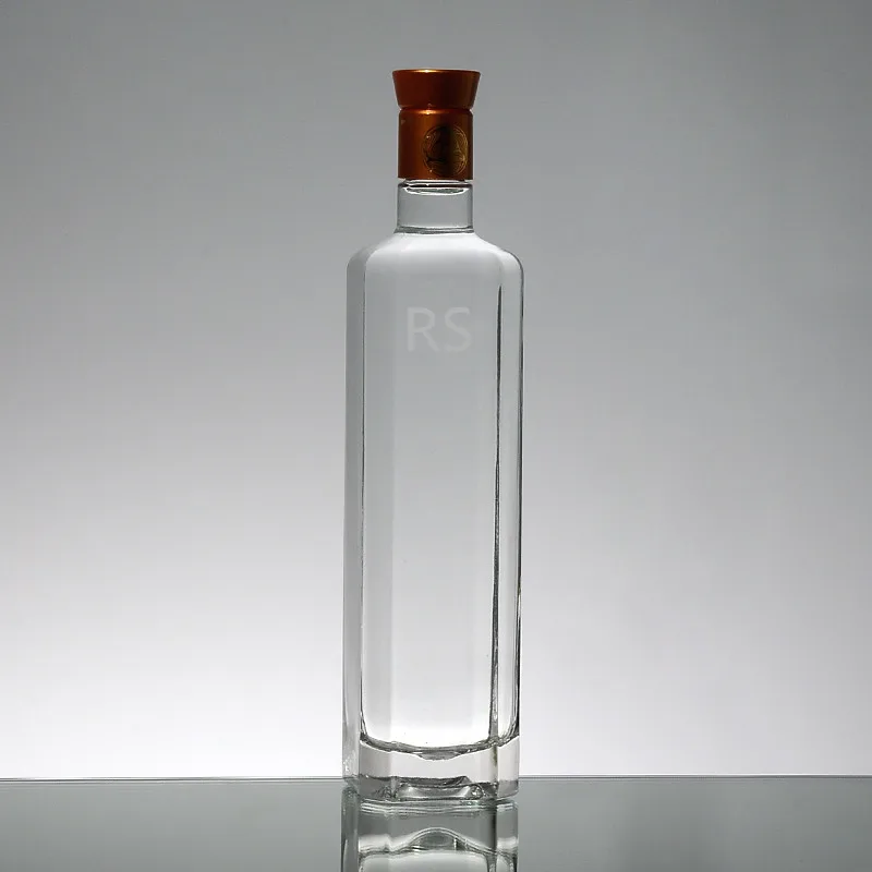 Custom Giant 750ml 1000ml Empty Brewing Gin Rum Decanter Alcohol Liquor Plum Wine Glass Bottle