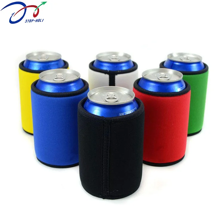 100Pcs Custom Beer Can Coolers Sleeves For 12oz Beer Soda & Water Bottle,  Reusable Can Cooler Holder Personalized Neoprene Bottle Insulator Perfect