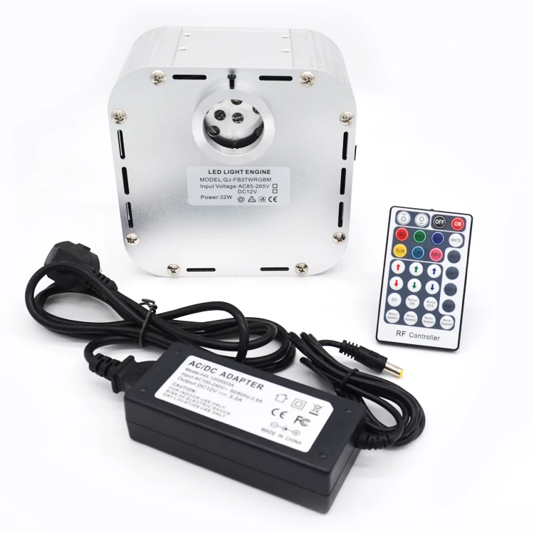 32 Вт RGB Мерцающий СВЕТОДИОДНЫЙ волоконно-оптический Звездный потолочный светильник для внутреннего украшения