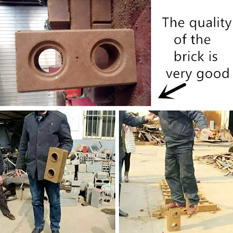 Небольшая Ручная эко-машина для изготовления кирпича из полой глины