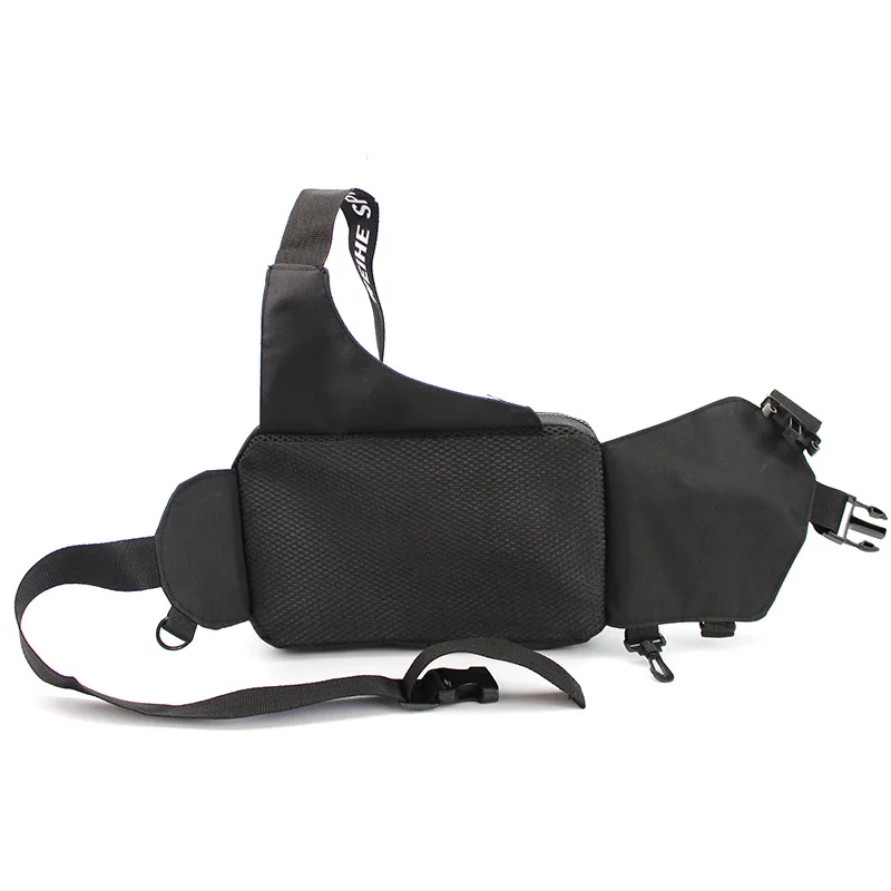 JETSHARK 3 Layer Large Capacity Durable Nylon Fishing Bag Waist Bag Waterproof Fishing Lure Reel Line Tackle Storage Bag