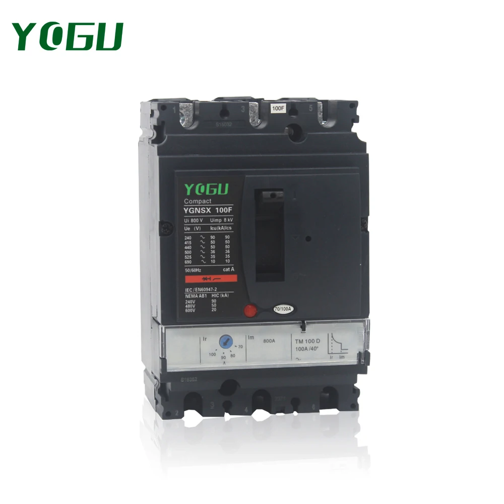 Molded Case Circuit Breaker NSX63N 63A 3P TMD, Thermal Magnetic