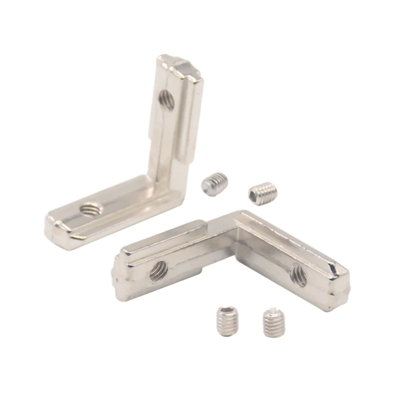 2020 Aluminum Extrusion Corner Bracket 40 Pcs Right Angle T Slot Corner Bracket Joint Brace for 2020 Series Aluminum Extrusion Profile with Slot 6mm 