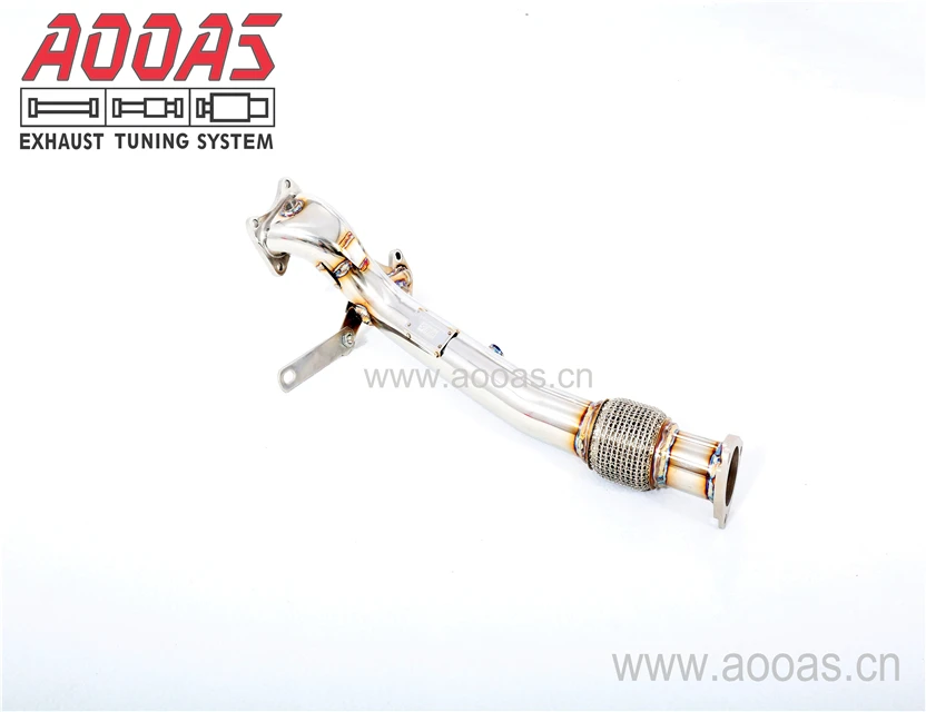 Stainless Exhaust Header Exhaust Decat Downpipe For Honda Fit GK5 For Honda Jazz