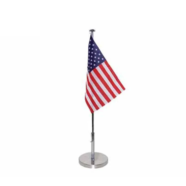 Gahumi Brand New Design Custom  Desktop Table Top Flag Stand Cheap Made in China