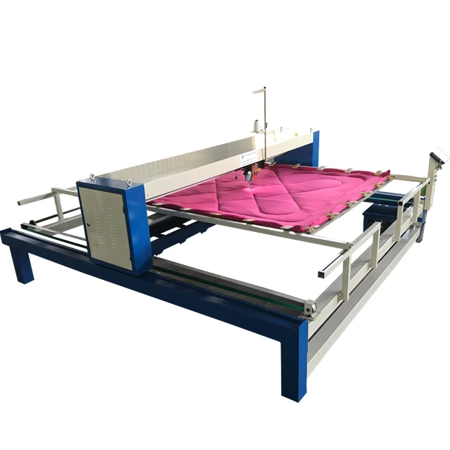 Wholesale Price Custom Full Automatic Computerized Stepper Motor Small Single Needle Quilting Machine for Home Textile
