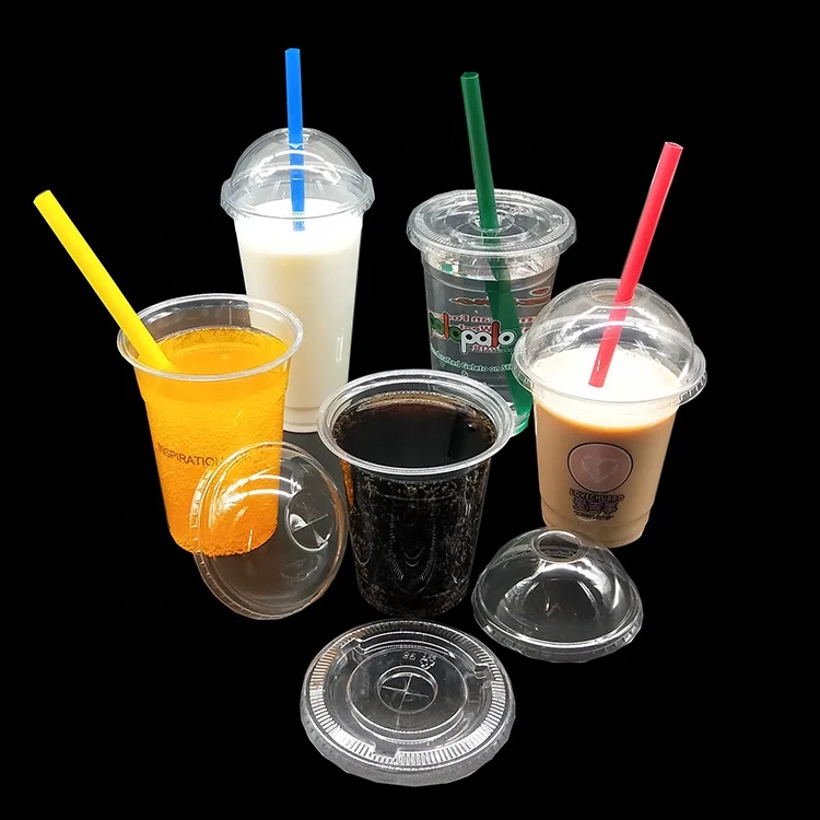 Glass Look Disposable Plastic Cups Perfect for Juices - Main Image