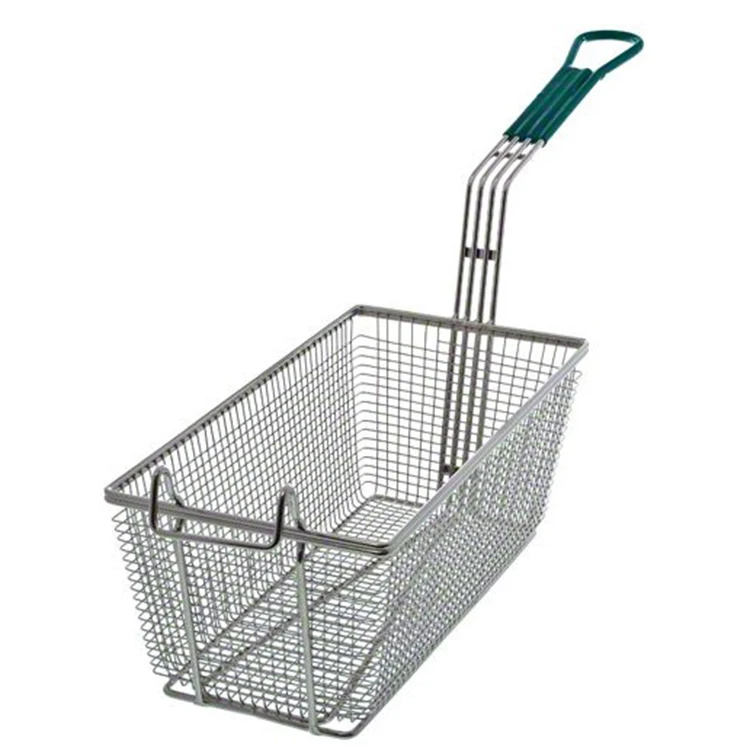 Cestello Rettangolare In Acciaio Inox - Per Frittura, Filtraggio E Lavaggio Verdure - Foto 4