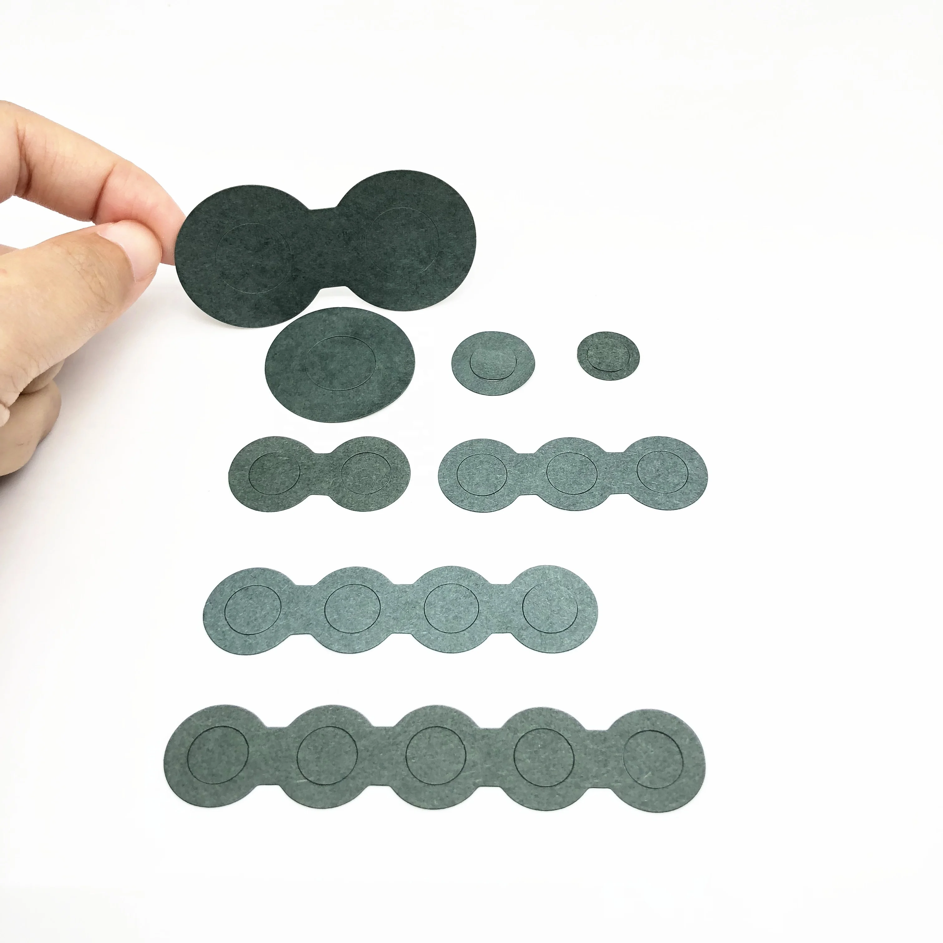 
1s/2s/3s/4s/5s 14500/18650/26650/32650 положительное магнитное клейкое кольцо для изоляции батареи из ячменной бумаги 