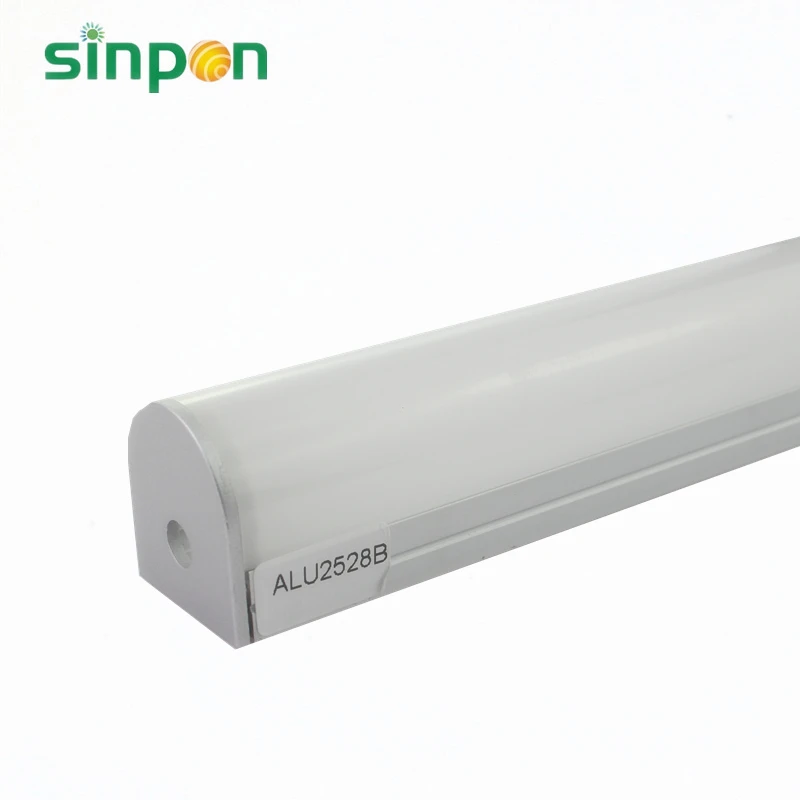 Высокое качество 25x28 светодио дный светодиодные полосы профиль Алюминий без фланца