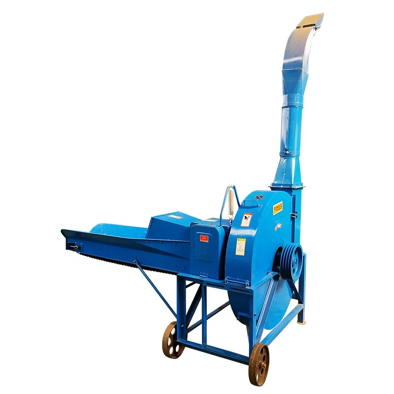 High Output Straw Bale Chopper Elephant Grass Cutting Machine Chaff Cutter Uganda