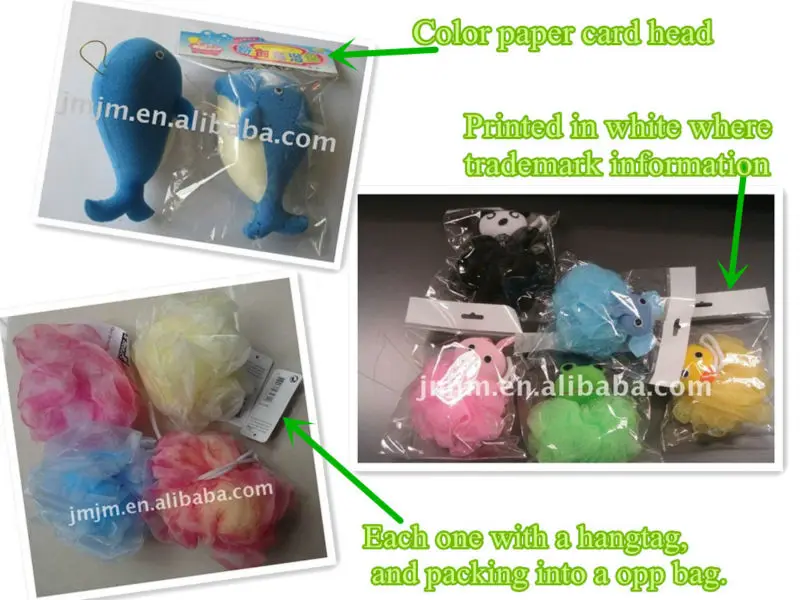 Super Soft Exfoliating Shiny Unicorn Shower Net Puff Loofah Mesh Pink