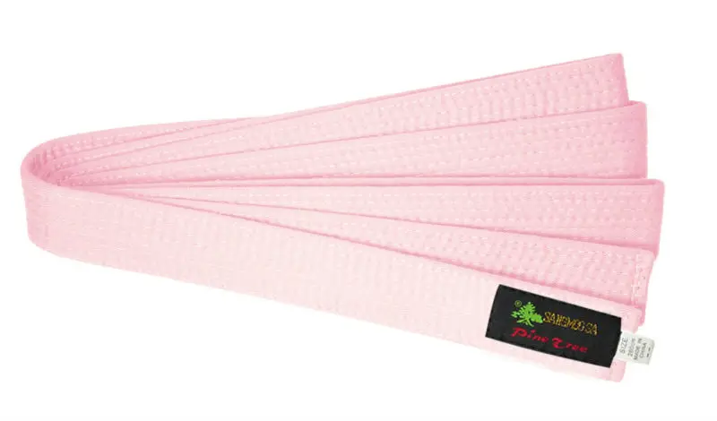 Pink clearance belt karate