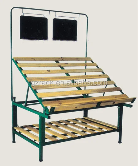 Стальная витрина для фруктов и овощей