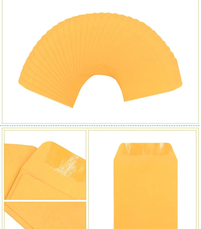Small Coin Envelopes Self-adhesive Custom Kraft Paper Envelope| Alibaba.com