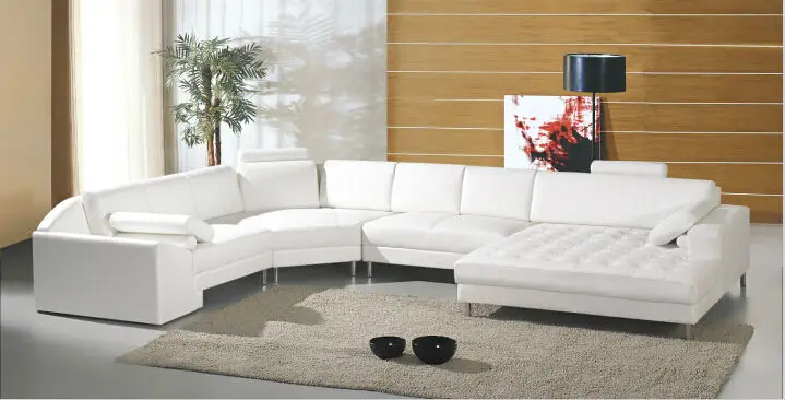 Elite Sectional Upholstered in Real Leather Minneapolis Minnesota CaliaItalia-V-