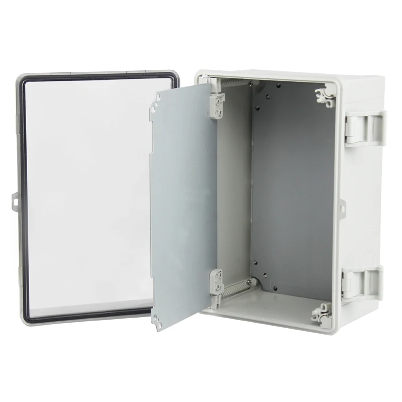 Saipwell Pc Clear Waterproof Box With Inner Hinge Flame Retardant ...
