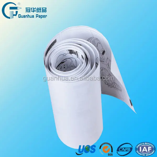 Пользовательские размеры 60gsm cad Плоттерная бумага рулон чернильная