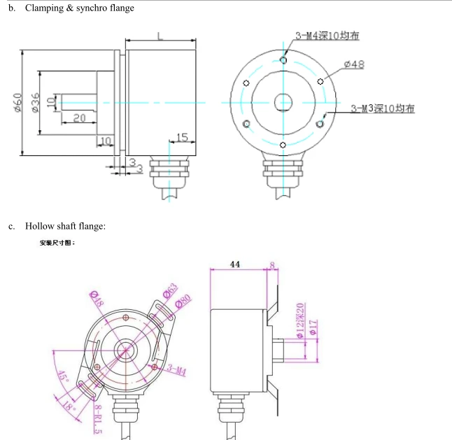 Mm Single Turn Absolute Rotary Encoder Bit Ssi Ma Modbus