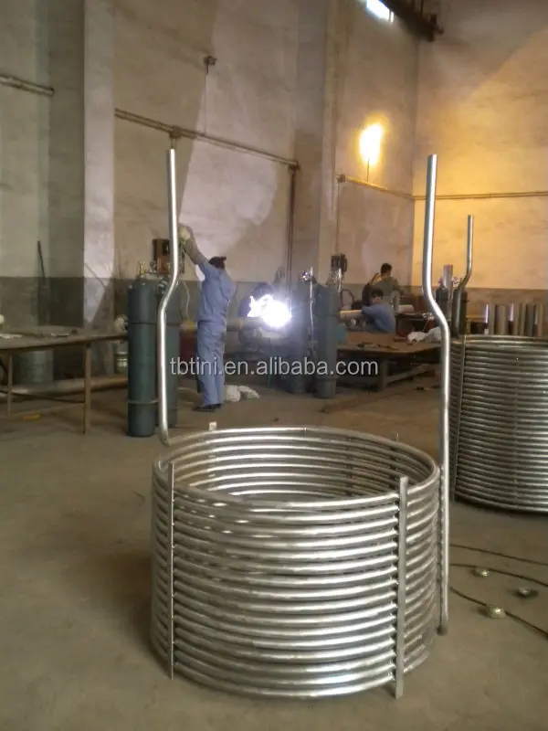 Custom-made Seamless ASTM B338 B337 Gr1 Gr2 Titanium Tube Coil for Heat ...