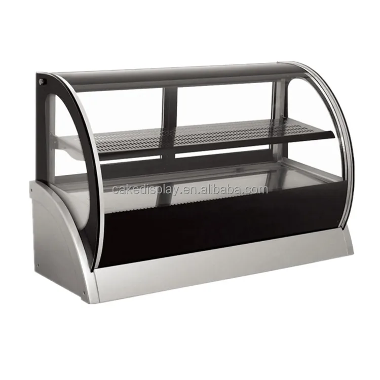 Small Marble Table Top Cake Showcase Fridge Cooler