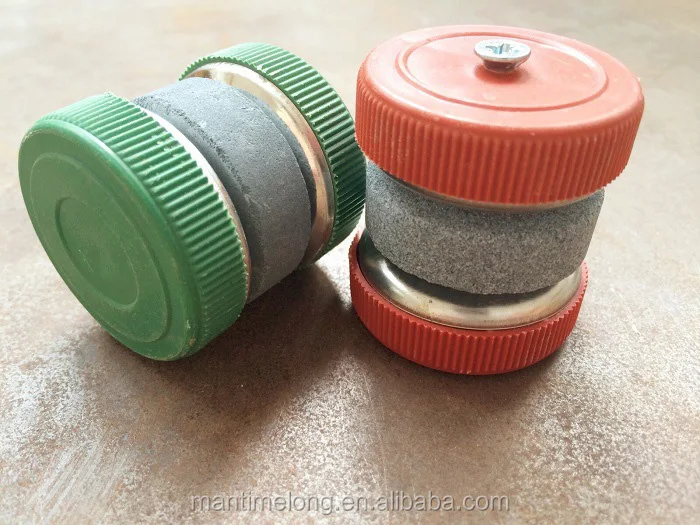 Two Grinding Wheels Pocket Knife Sharpener Diamond Wheel Knife Sharpener Manual Knife Sharpener