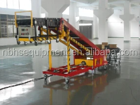 Trailer and Truck Loading and Unloading Incline Belt Conveyor