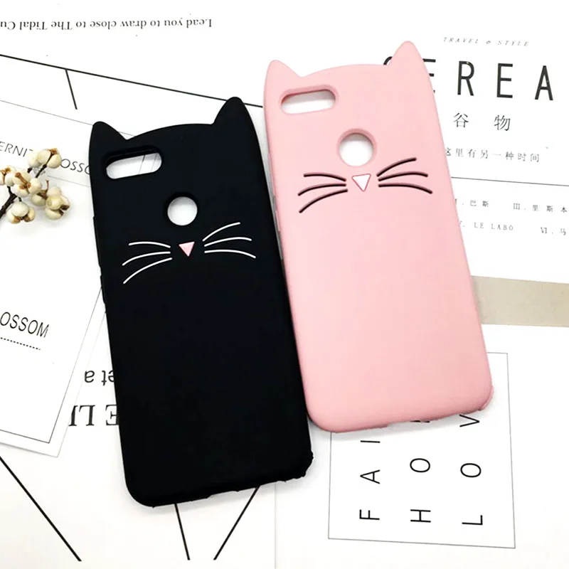 Funda De Telefono Con Dibujos Animados En 3d De Silicona Suave Con Orejas De Gato Y Barba Para Xiaomi 8 8se Buy Funda De Dibujos Animados 3d Funda De Telefono De Gato