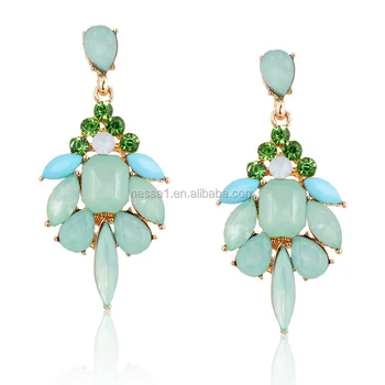 Fashion women Colorful crystal earring Wholesale DC-0001