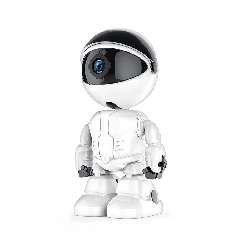 New Cute Robot Camera Support Talkback 1080p Automotive Motion Tracking Ip Wifi Wireless Camera