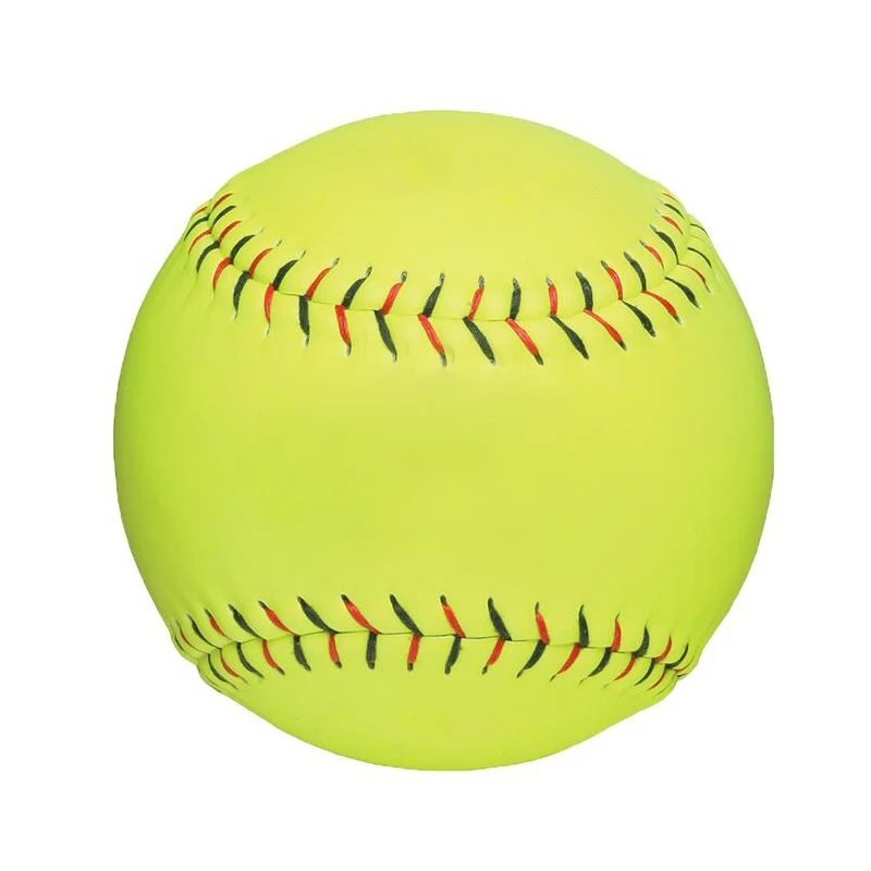 
 Оптовая продажа Софтбол шары 12 дюймов желтый ПВХ кожаный Софтбол для продвижения  
