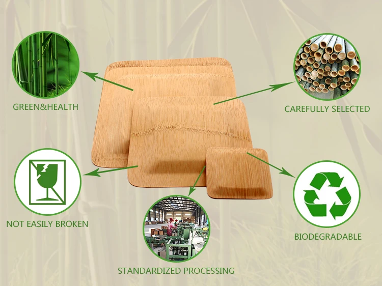 Eco Biodegradable Disposable Wooden/bamboo/palm Leaf Plates - Buy ...