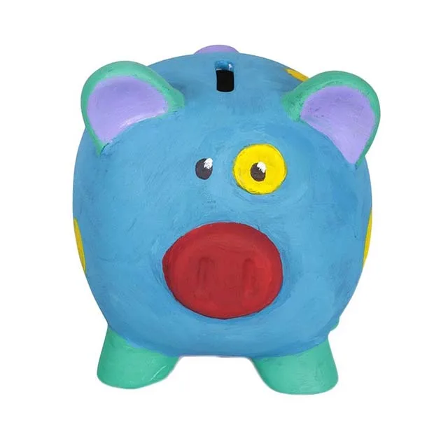 Сделай Сам Копилка керамическая бисквитная роспись ваша собственная копилка