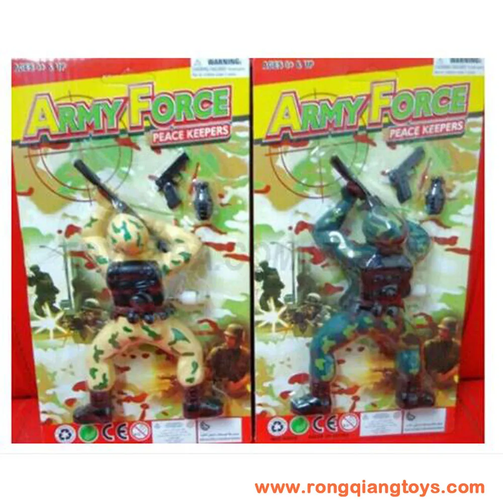 Дешевая заводная пластиковая игрушка-солдат