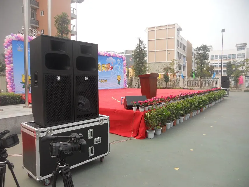 Red Horn Loaded Three Way Full Range Loudspeaker Dj Speaker