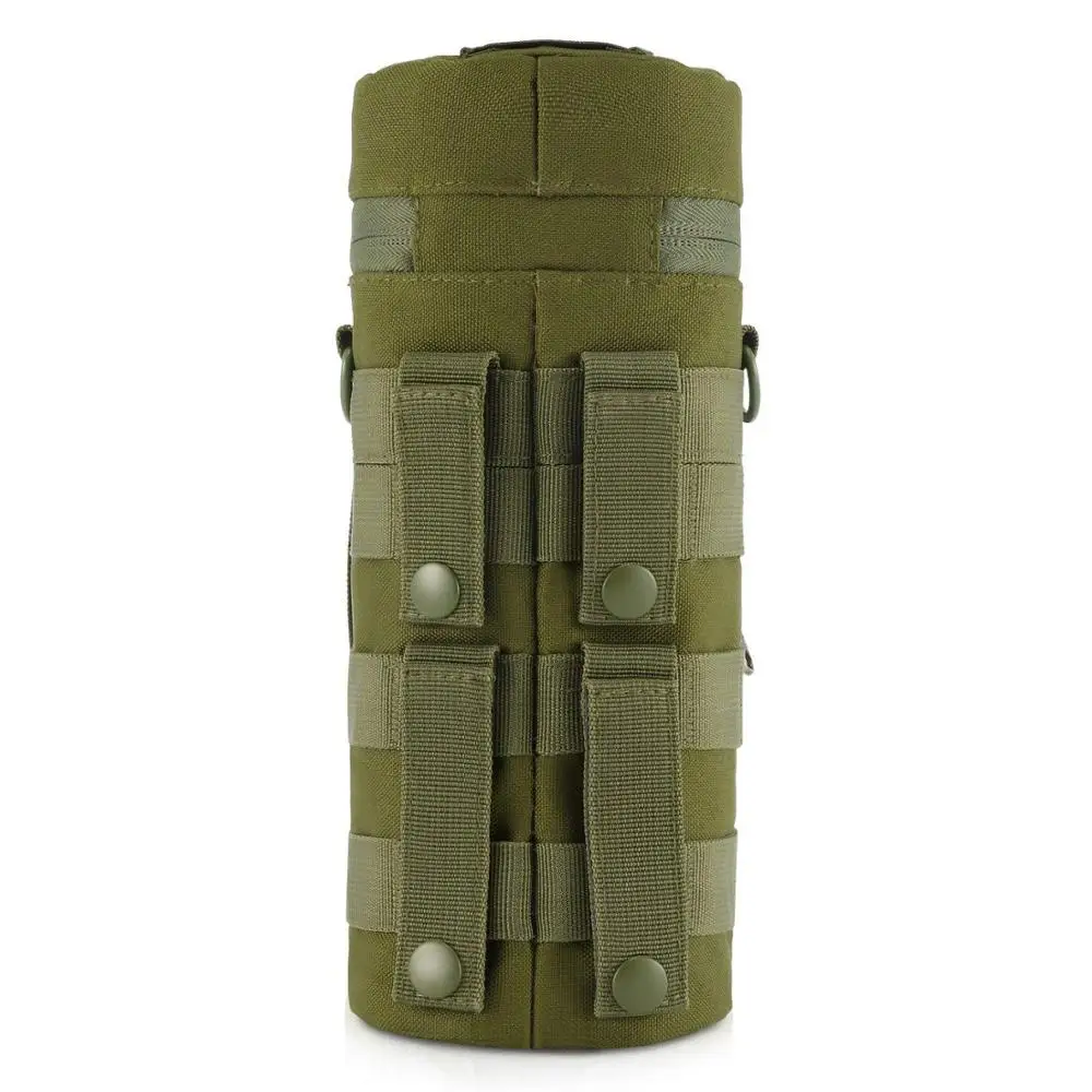 
 Оливковый Тактический мягкий чехол для бутылки с водой H2O, сумка для воды с сумкой для аксессуаров  
