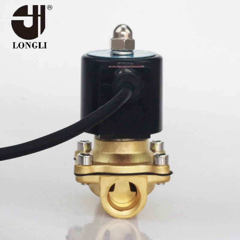 2 Вт-160-15 латунный Водонепроницаемый Электронный электромагнитный клапан для продажи
