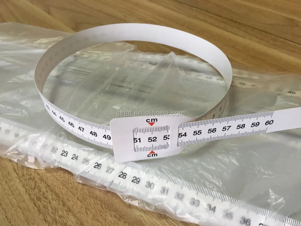 Мягкая водонепроницаемая лента из ПВХ для измерения окружности головы ребенка
