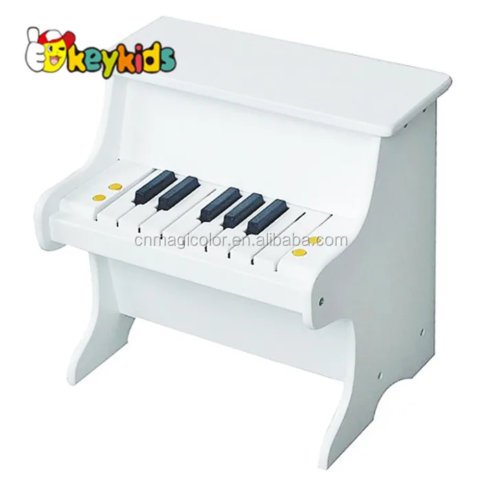 
 Оптовая продажа, дешевые красные Мультяшные деревянные детские игрушки-пианино W07C010  