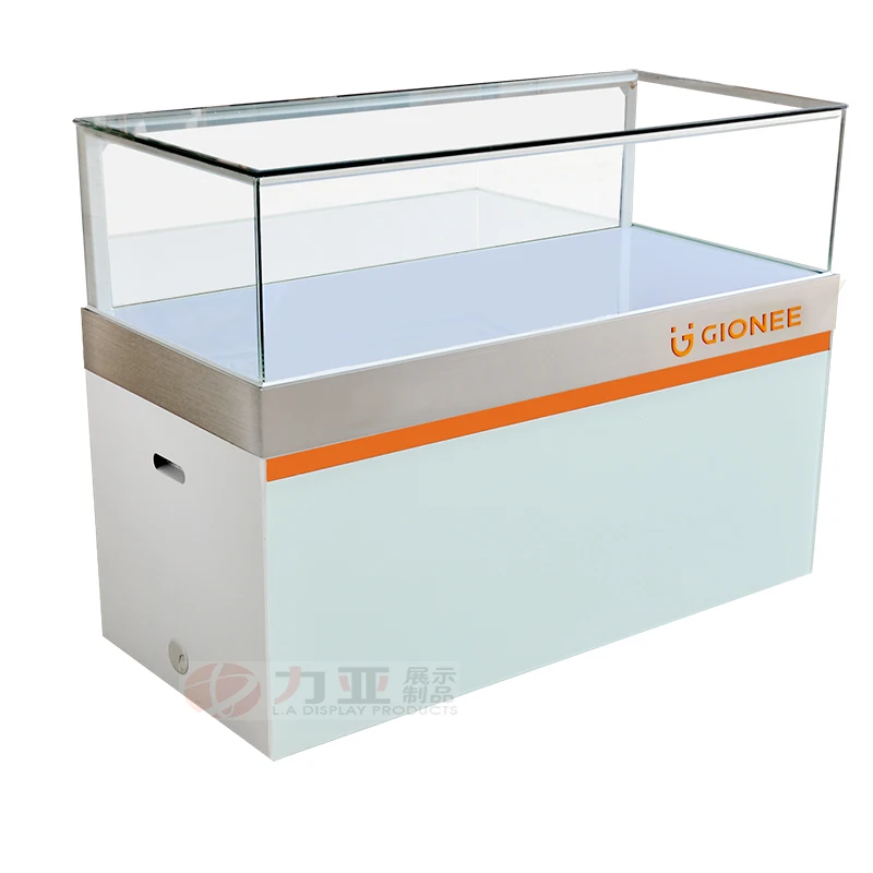Factory Custom Cell Phone Display Cabinet showcase Mobile Phone Led Lighting Counter showcase