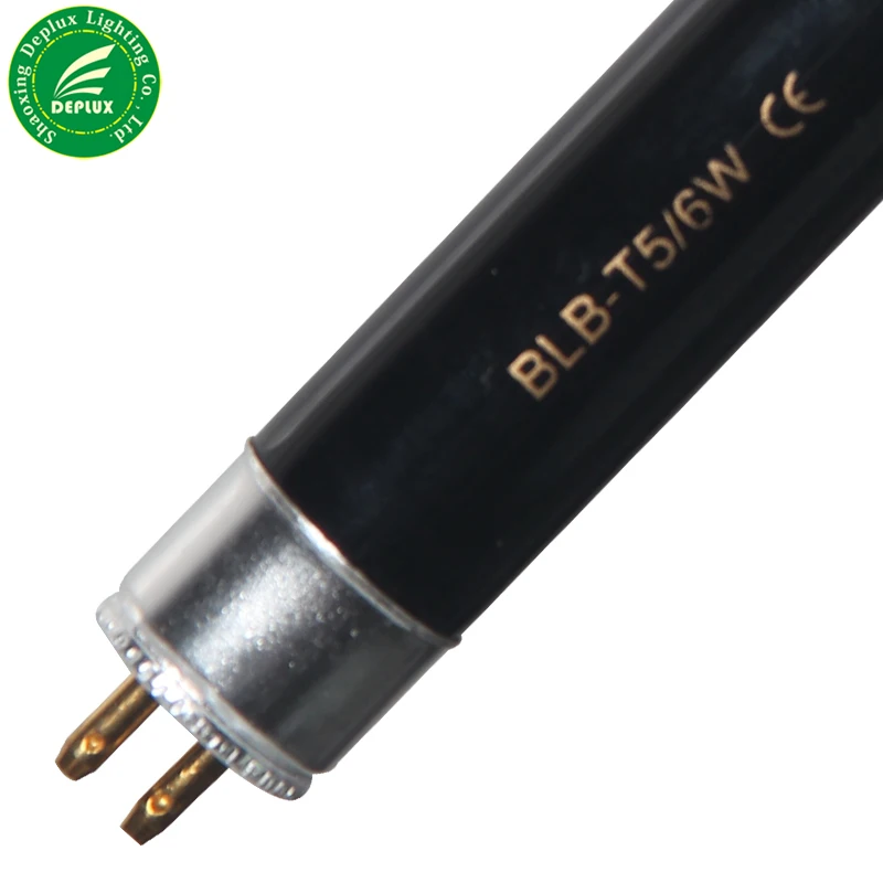 8 Вт флуоресцентный Ультрафиолетовый черный светло-синий Bi-Pin G5 миниатюрный