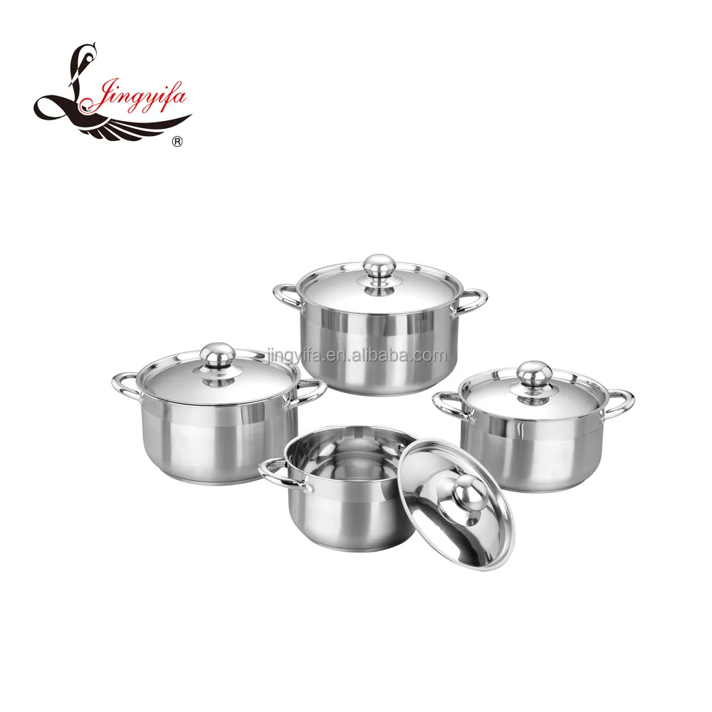 Large 16/18/20cm 3PCS Stainless Steel Colored Cooking Serving Stock  Cookware Soup Pot Set with Lid and Handle - China Stainless Steel Cooking  Pot Set and Stainless Steel Pot Cookware Set price