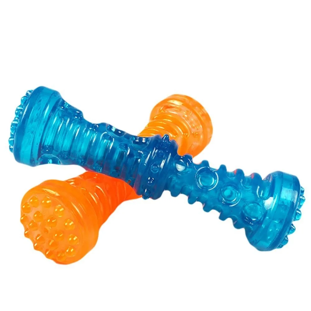 Dog Squeaky Chew Toy Biting Molar Rod Tpr Pet Toy