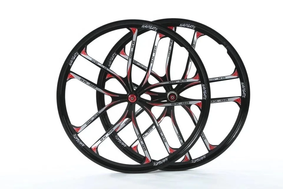 26inch 10 Spoke Alloy Bike Wheel Durable Magnesium Alloy